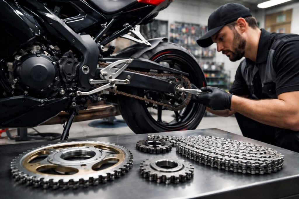 découvrez quand et pourquoi il est important de changer le kit chaîne de votre moto pour assurer sécurité et performance optimale.