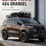 Opel Combo Tramp 4x4 sur une route en campagne