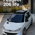 Peugeot 206 Life, une citadine élégante au design moderne.