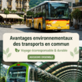 Femme utilisant les transports en commun, symbole de voyage écologique