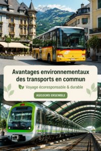 Femme utilisant les transports en commun, symbole de voyage écologique