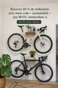 Une illustration des produits BOTL Amsterdam avec une mention de code de réduction.