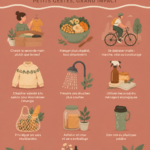 Femme adoptant des gestes écoresponsables en cuisine, préparant des repas écologiques.
