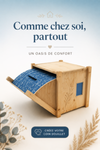 Un salon cosy avec des coussins douillets et une lumière tamisée, créant une ambiance chaleureuse.