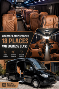 Mercedes-Benz Sprinter 18 places, un van de luxe moderne