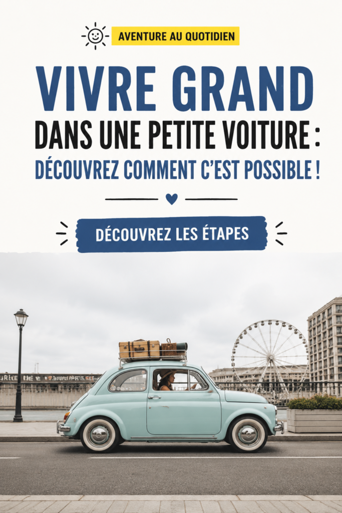 Aperçu d'un intérieur de voiture bien aménagé, optimisant l'espace.