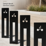 Support de vélo RUBIG installé dans une maison moderne