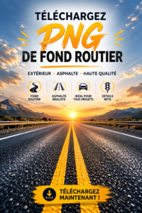 Image de route asphaltée en haute qualité, parfaite pour divers projets créatifs