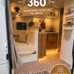 Van aménagé avec espace de vie accueillant