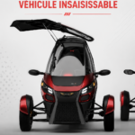 L'Arcimoto SRK, un véhicule électrique innovant pour des déplacements écoresponsables.