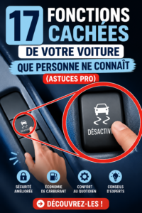Aperçu d'une voiture moderne avec des éléments de contrôle visibles et des gadgets, mettant en avant ses fonctionnalités cachées.