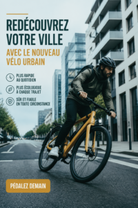 Femme souriante découvrant sa ville sur un CANYON Commuter