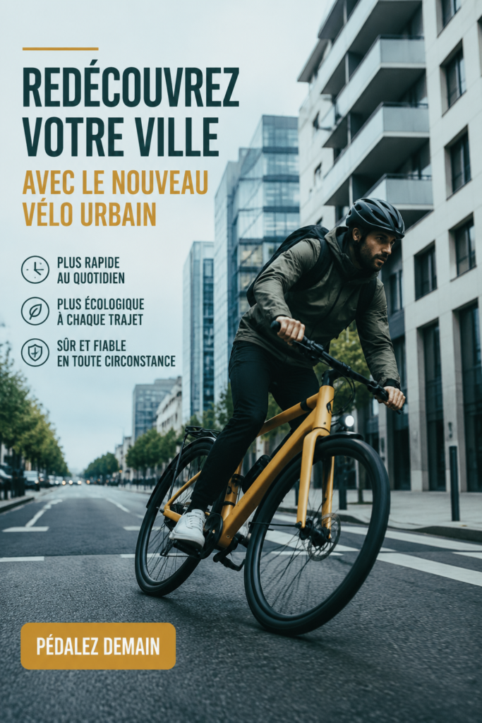 Femme souriante découvrant sa ville sur un CANYON Commuter