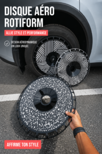 Disques Aero Rotiform installés sur une voiture élégante