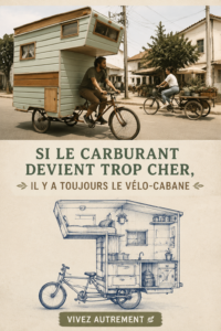 Un vélo de camping prêt pour l'aventure sur une route pittoresque.