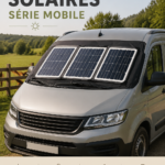 Vue d'une installation de modules solaires mobiles à Hambourg, démontrant leur efficacité et flexibilité en milieu urbain.