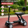 Un scooter compact pour seniors, parfait pour la mobilité urbaine.