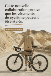 Femme en tenue de cyclisme élégante sur son vélo, illustrant le style et le confort.