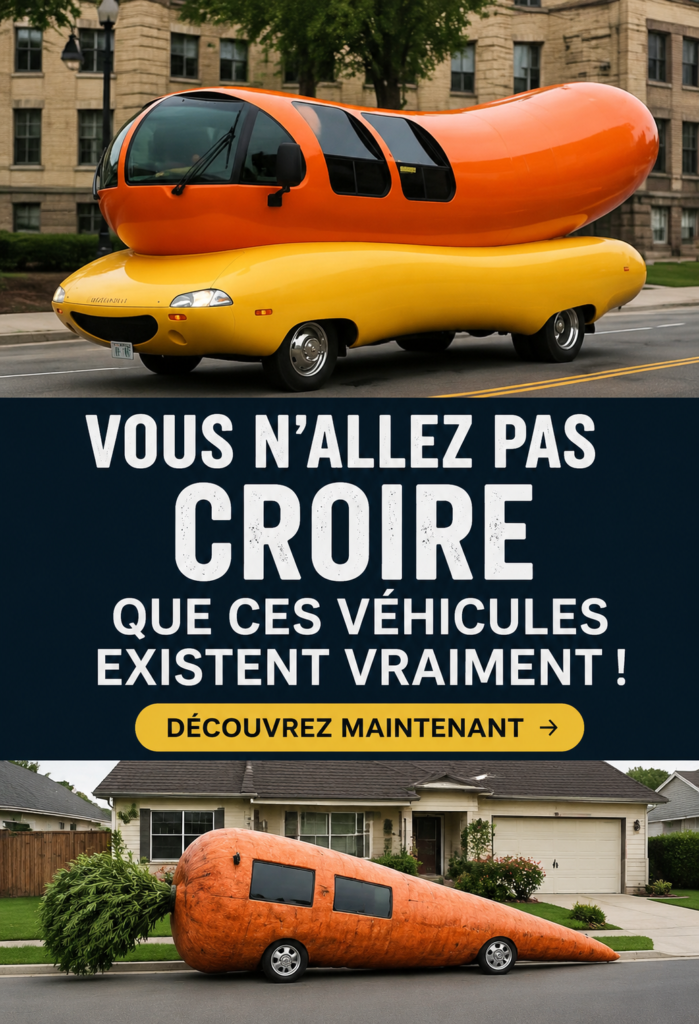Un véhicule au design futuriste et original sur une route moderne.