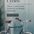 Un vélo moderne Temple Cycles avec un design classique, parfait pour la ville