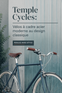 Un vélo moderne Temple Cycles avec un design classique, parfait pour la ville