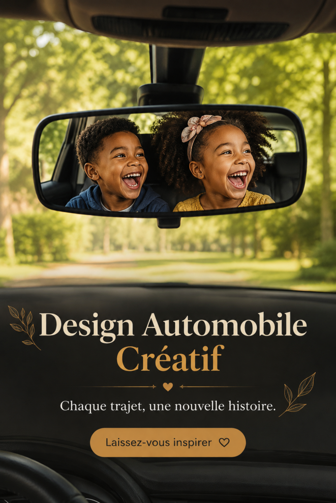 Image d'une voiture au design moderne et innovant sur une route urbaine.