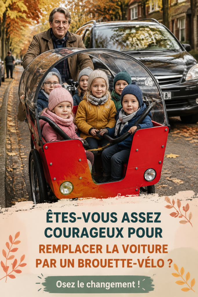 Femme en train de pédaler sur un chemin urbain avec son vélo, symbolisant une alternative à la voiture.