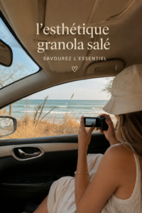 Granola salé maison avec des noix et des épices, parfait pour grignoter.