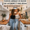 Un van aménagé accueillant, prêt pour l'aventure en pleine nature.