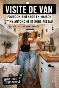 Un van aménagé accueillant, prêt pour l'aventure en pleine nature.