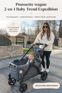 Vélo 2-en-1 Baby Trend, adapté pour les déplacements en ville avec un enfant.