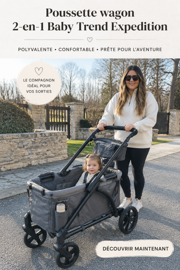 Vélo 2-en-1 Baby Trend, adapté pour les déplacements en ville avec un enfant.