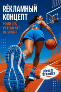 Femme portant des vêtements de sport élégants tout en se déplaçant en ville.