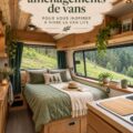 Aménagement intérieur d'un van avec un style chaleureux et fonctionnel