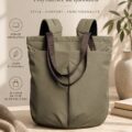 Le Bellroy Laneway Totepack en couleur Seakelp, sac pratique pour la ville.
