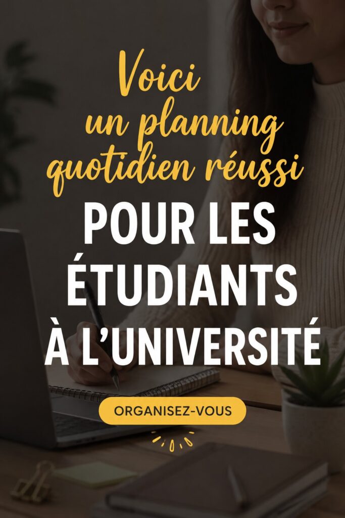 Femme sur un vélo en milieu urbain avec un planning quotidien
