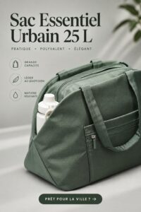 Un sac de ville pratique pour femmes, idéal pour le quotidien urbain.