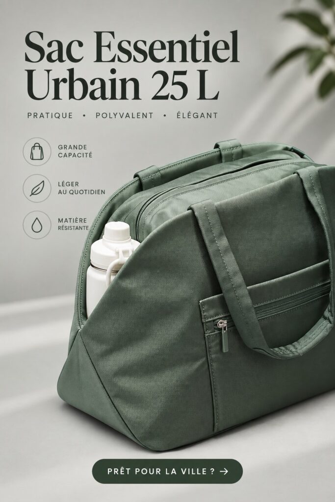 Un sac de ville pratique pour femmes, idéal pour le quotidien urbain.