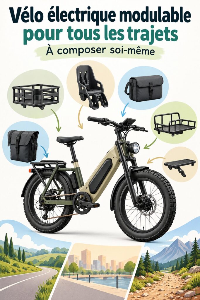 eBike PawkyMo en milieu urbain, parfaitement adapté pour la mobilité moderne.