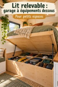 Un vélo avec un espace de rangement pratique et esthétique dessous, adapté pour un milieu urbain.