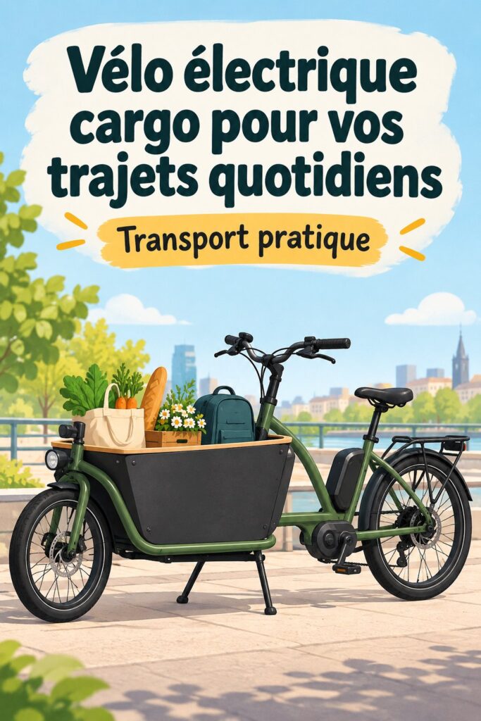Vélo cargo électrique Junto MetroMule en milieu urbain