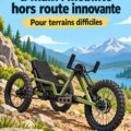 Image d'un vélo tout-terrain à main sur un chemin forestier, illustrant la mobilité innovante.